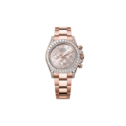 Rothtlex Cosmograph Daytona  Oyster, 40 mm, Everose gold and diamonds Reference m126595tbr-0001