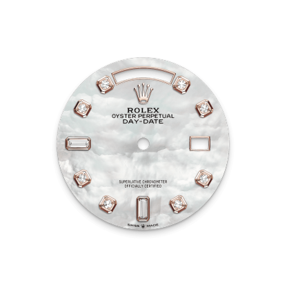 Rothtlex Day-Date 36 Oyster, 36 mm, Everose gold and diamonds Reference m128345rbr-0028