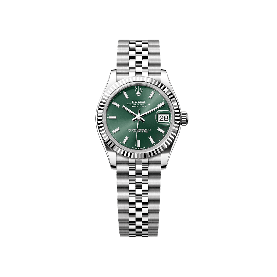 Rothtlex Datejust 31 Oyster, 31 mm, Oystersteel and white gold Reference m278274-0018