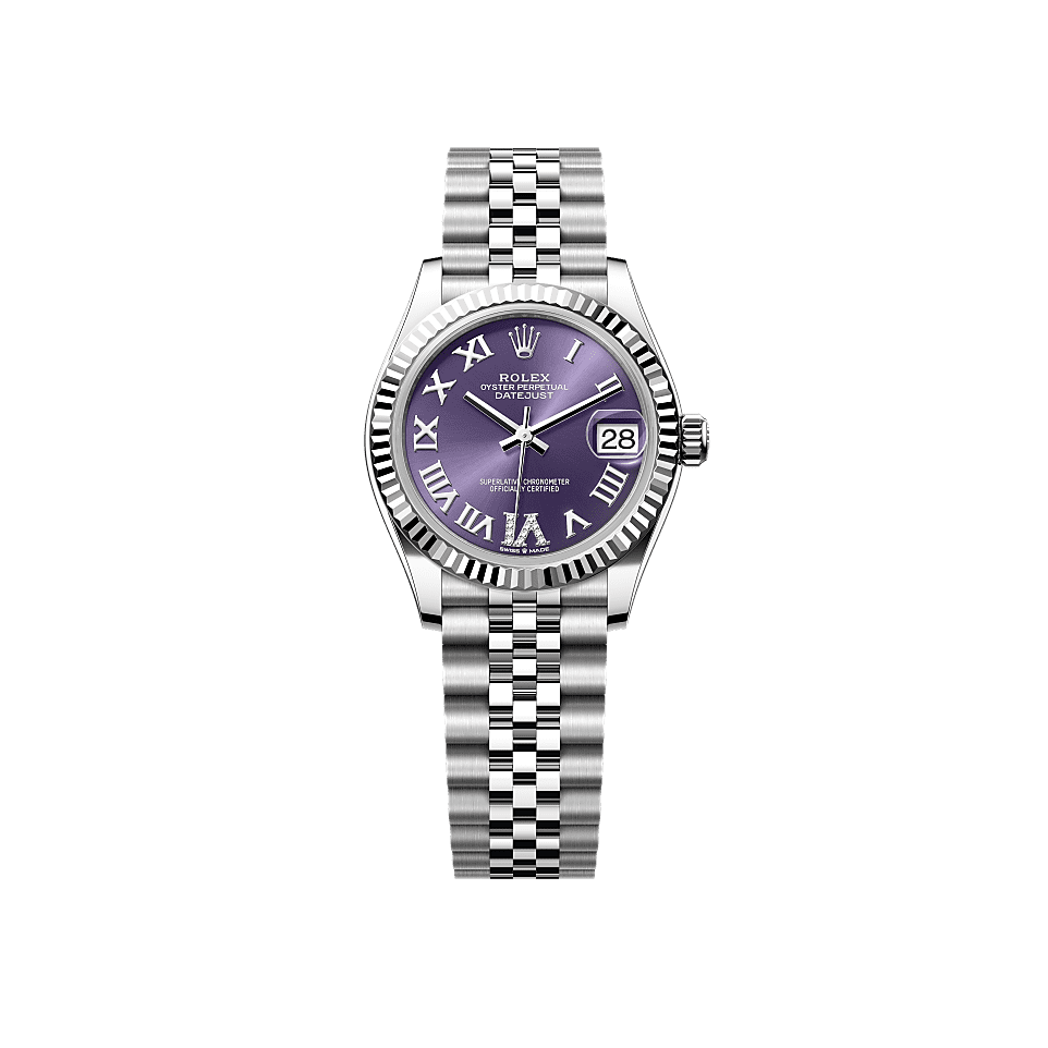 Rothtlex Datejust 31 Oyster, 31 mm, Oystersteel and white gold Reference m278274-0026