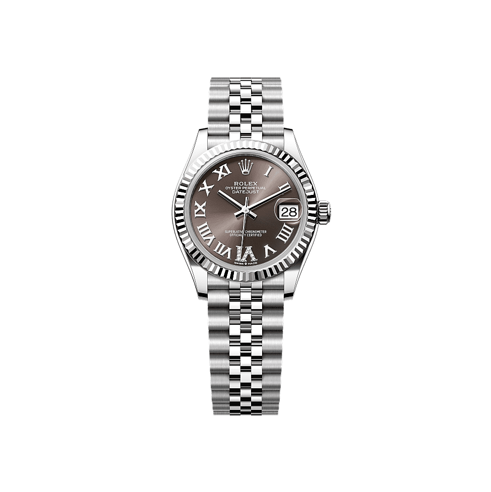 Rothtlex Datejust 31 Oyster, 31 mm, Oystersteel and white gold Reference m278274-0028