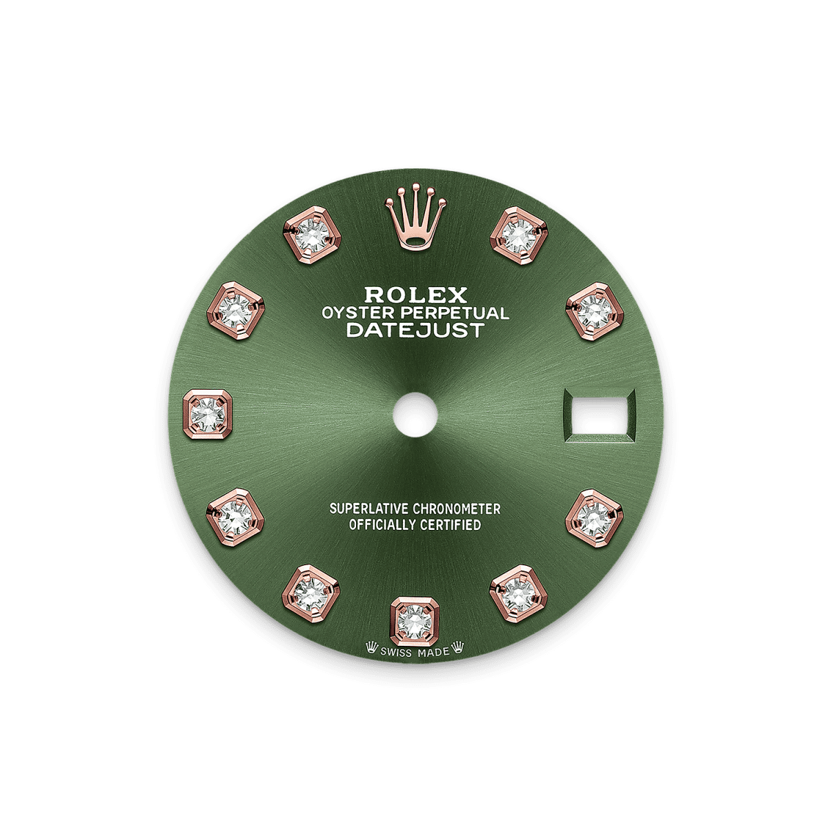 Rothtlex Lady-Datejust Oyster, 28 mm, Oystersteel, Everose gold and diamonds Reference m279381rbr-0007