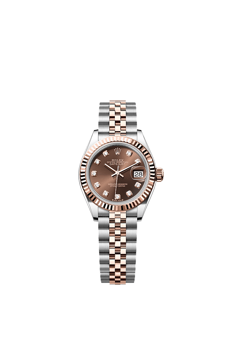 Lady-Datejust  Oyster, 28 mm, Oystersteel and Everose gold  Reference m279171-0011