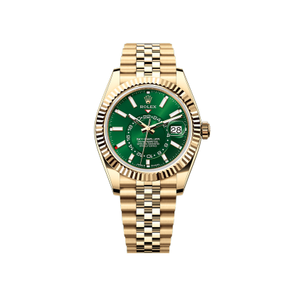 Rothtlex Sky-Dweller Oyster, 42 mm, yellow gold Reference m336938-0008