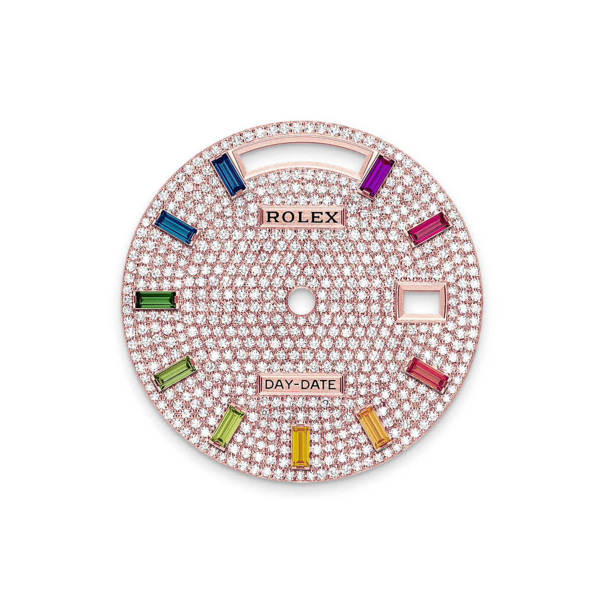 Rothtlex Day-Date 36 Oyster, 36 mm, Everose gold and diamonds Reference m128345rbr-0042