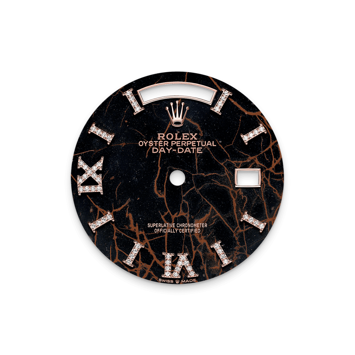 Rothtlex Day-Date 36 Oyster, 36 mm, Everose gold and diamonds Reference m128345rbr-0044