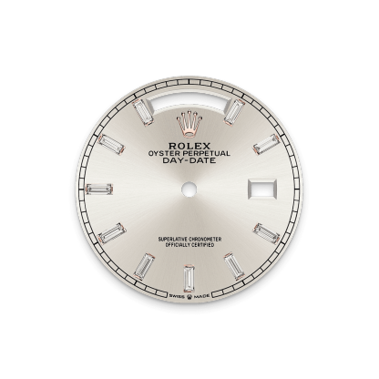 Rothtlex Day-Date 36 Oyster, 36 mm, Everose gold and diamonds Reference m128345rbr-0081