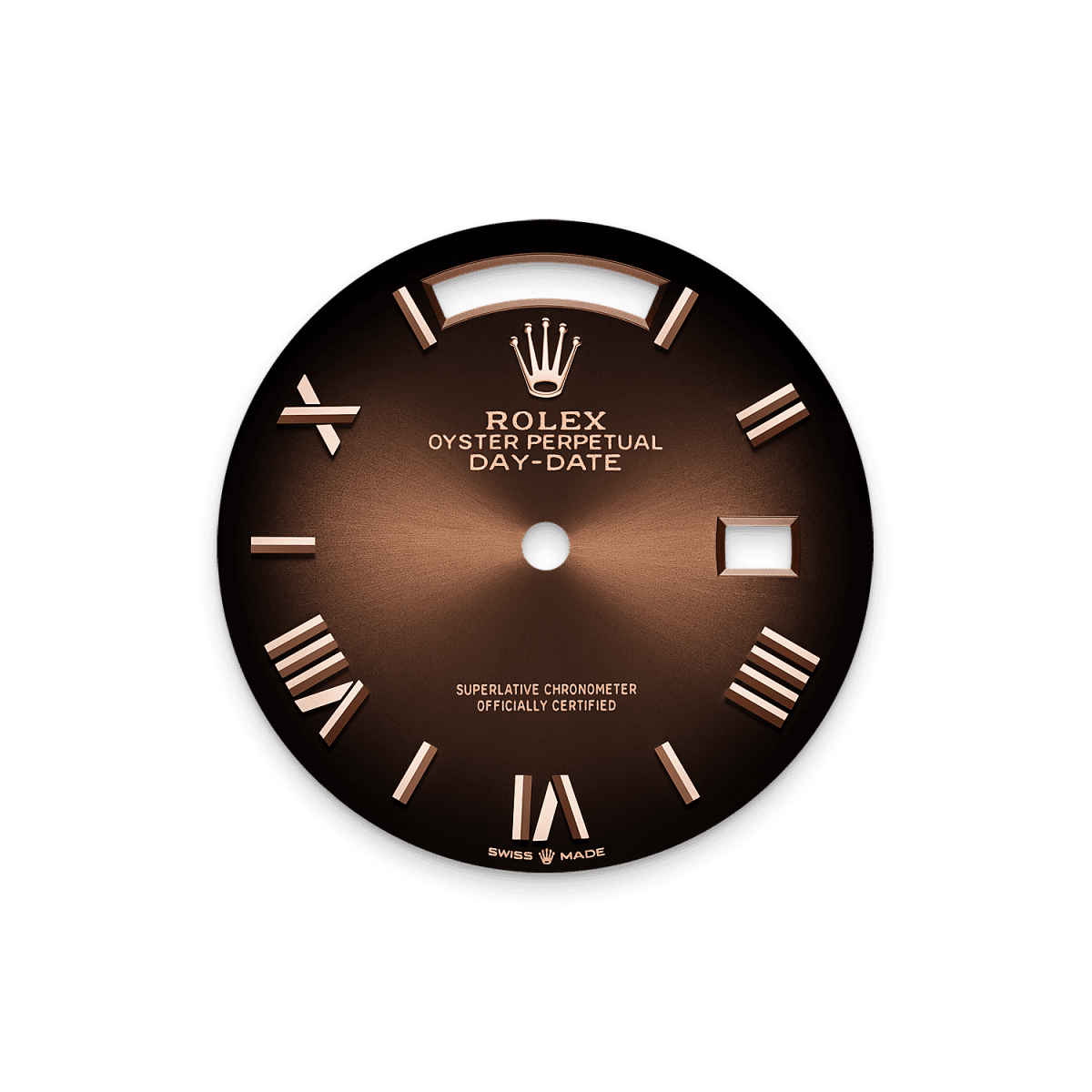 Rothtlex Day-Date 36 Oyster, 36 mm, Everose gold and diamonds Reference m128345rbr-0075