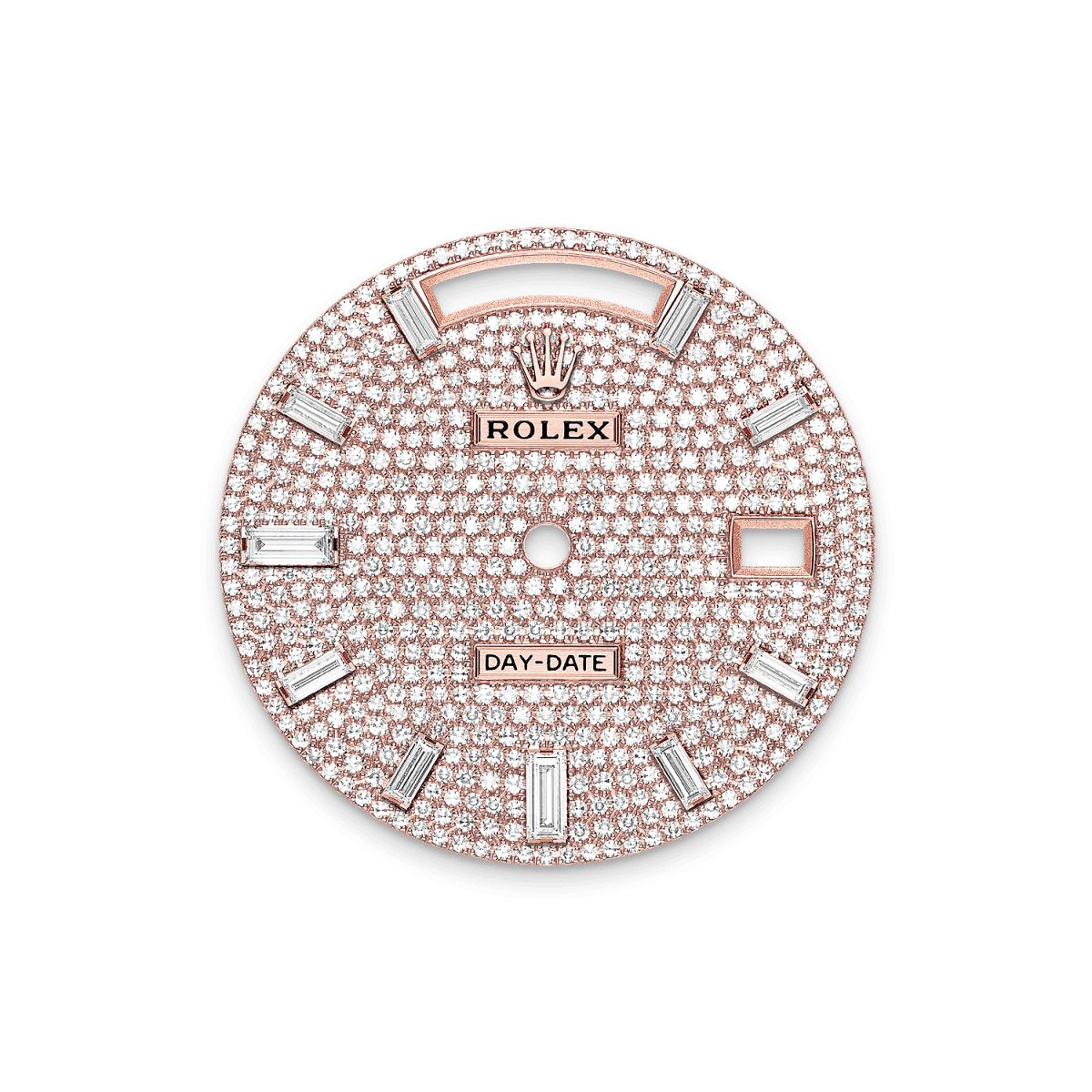 Rothtlex Day-Date 40  Oyster, 40 mm, Everose gold and diamonds  Reference m228345rbr-0002