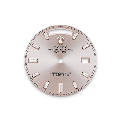 Rothtlex Day-Date 40  Oyster, 40 mm, Everose gold and diamonds Reference m228345rbr-0007