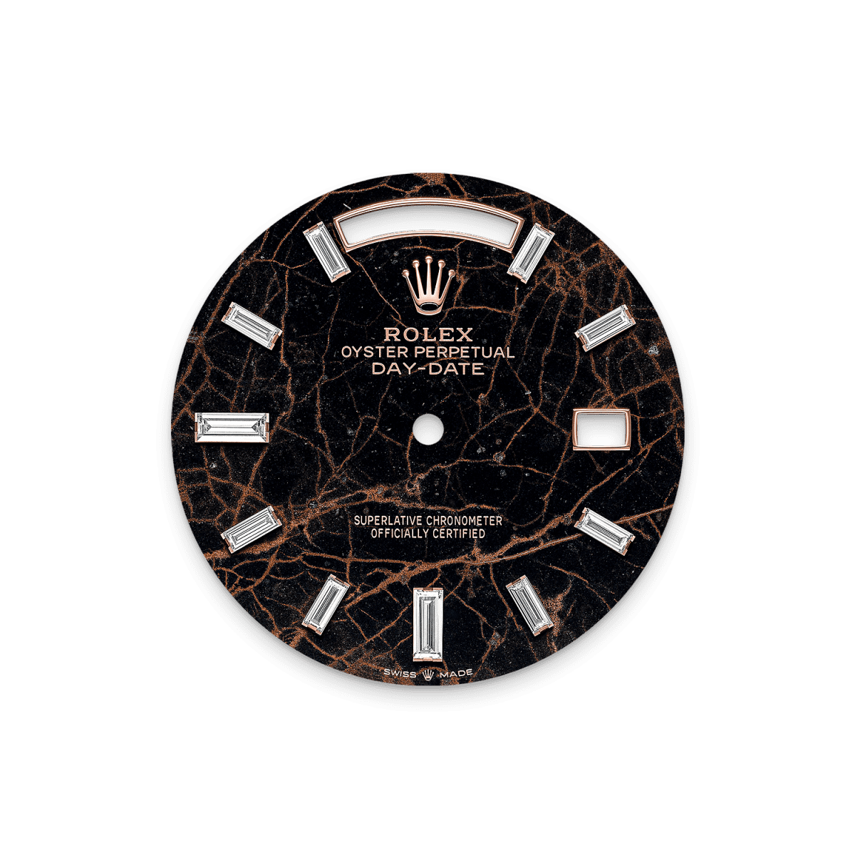 Rothtlex Day-Date 40  Oyster, 40 mm, Everose gold and diamonds  Reference m228345rbr-0016