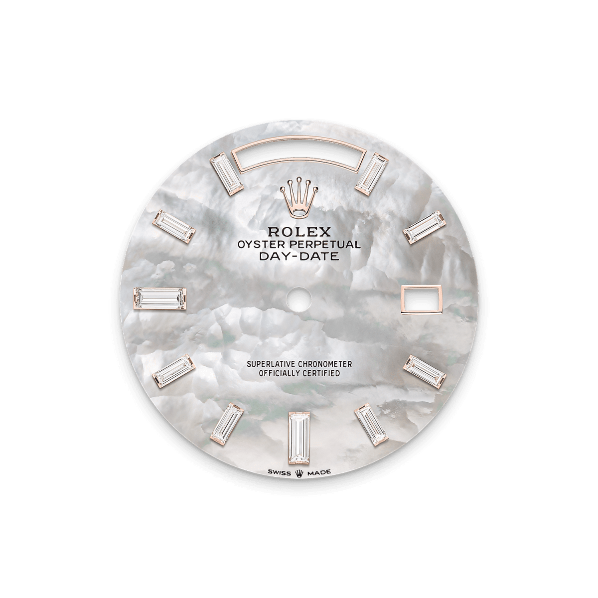 Rothtlex Day-Date 40 Oyster, 40 mm, Everose gold and diamonds Reference m228345rbr-0026