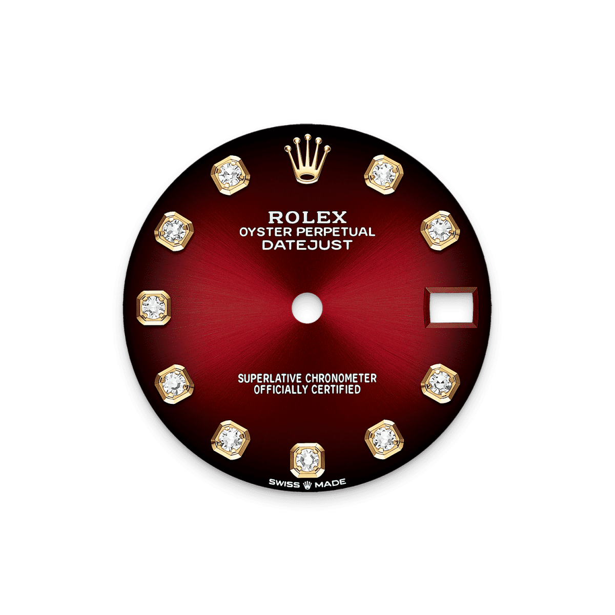 Rothtlex Datejust 31 Oyster, 31 mm, yellow gold and diamonds Reference m278288rbr-0041