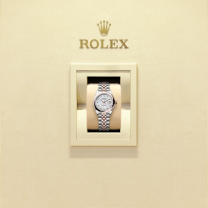 Rothtlex Lady-Datejust Oyster, 28 mm, Oystersteel and Everose gold Reference m279161-0013
