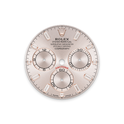 Rothtlex Cosmograph Daytona  Oyster, 40 mm, Everose gold and diamonds Reference m126595tbr-0001