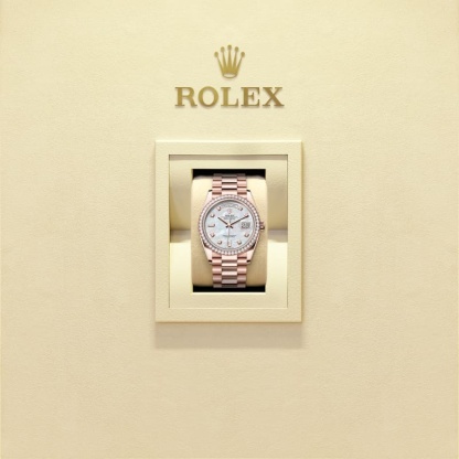 Rothtlex Day-Date 36 Oyster, 36 mm, Everose gold and diamonds Reference m128345rbr-0028
