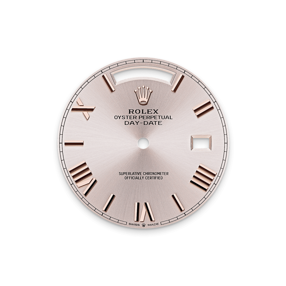 Rothtlex Day-Date 40  Oyster, 40 mm, Everose gold and diamonds Reference m228345rbr-0008