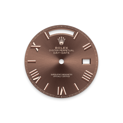 Rothtlex Day-Date 40  Oyster, 40 mm, Everose gold and diamonds  Reference m228345rbr-0009