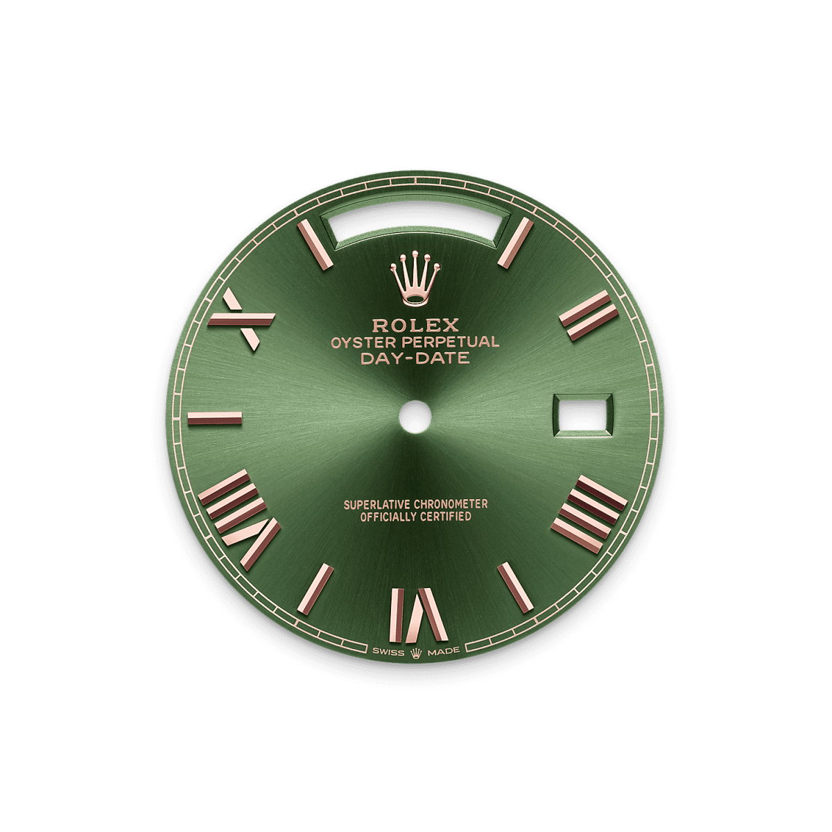 Rothtlex Day-Date 40 Oyster, 40 mm, Everose gold and diamonds Reference m228345rbr-0011