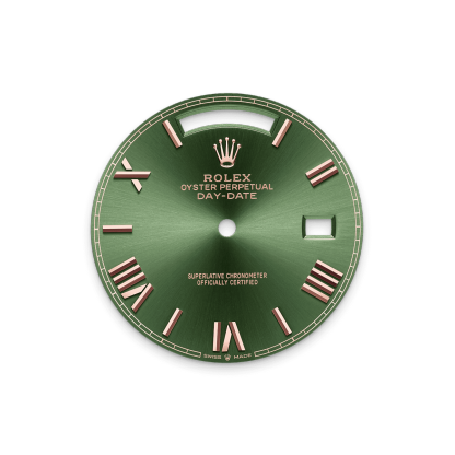 Rothtlex Day-Date 40 Oyster, 40 mm, Everose gold and diamonds Reference m228345rbr-0011