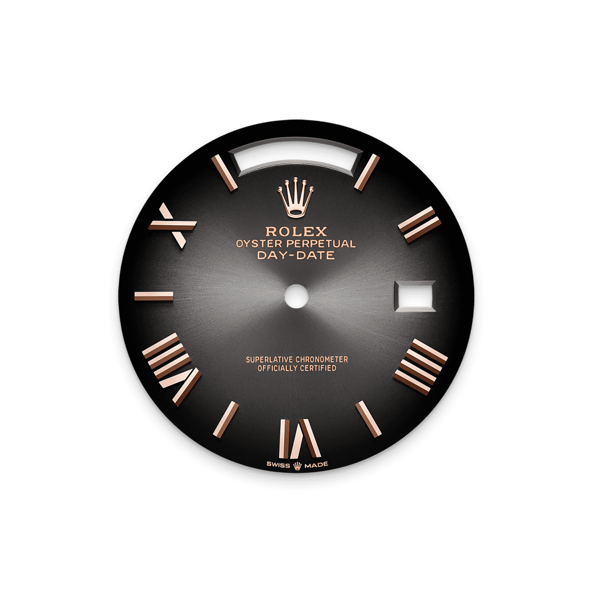 Rothtlex Day-Date 40 Oyster, 40 mm, Everose gold and diamonds Reference m228345rbr-0025