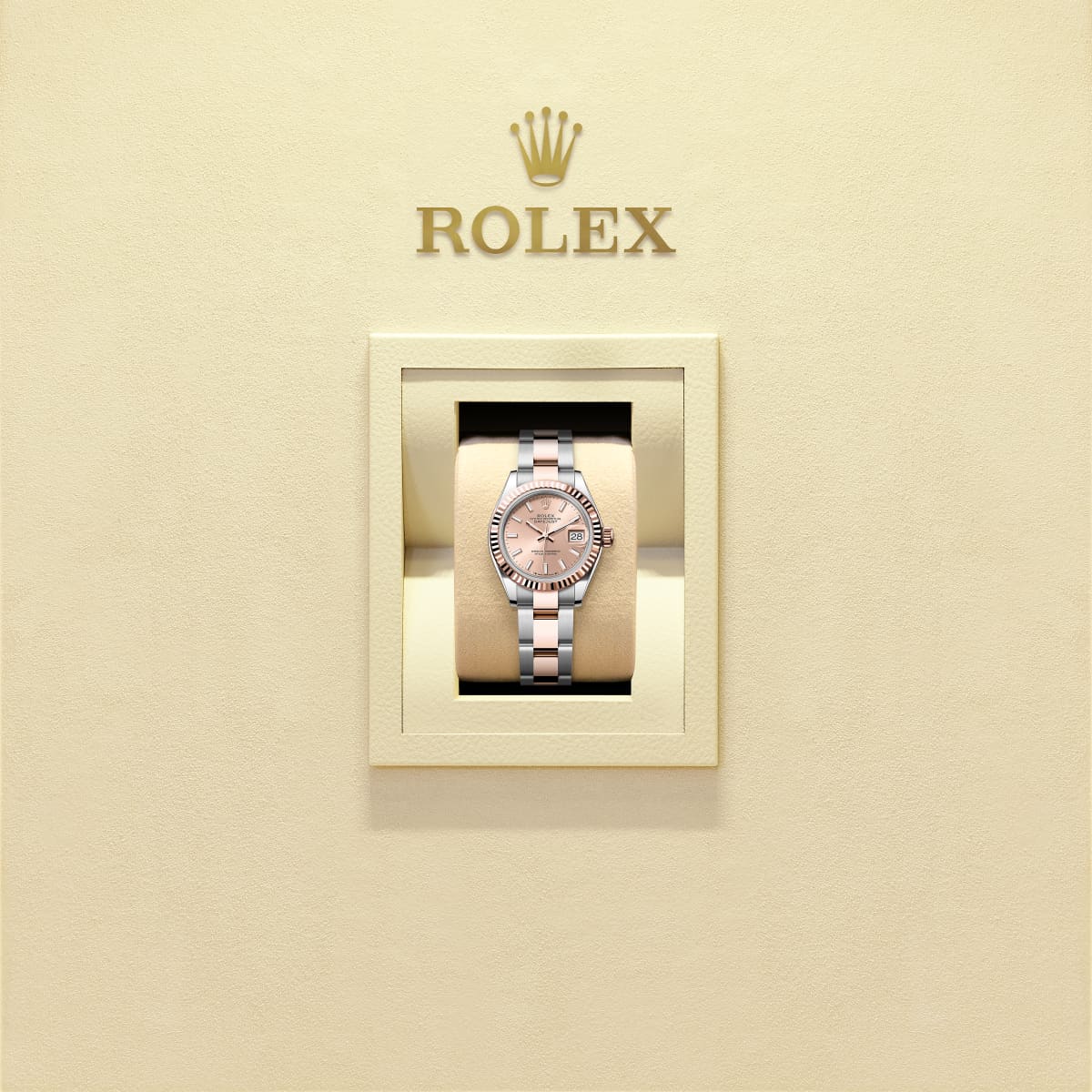 Lady-Datejust  Oyster, 28 mm, Oystersteel and Everose gold  Reference m279171-0024