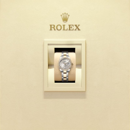 Rothtlex Lady-Datejust Oyster, 28 mm, Oystersteel, yellow gold and diamonds Reference m279383rbr-0008
