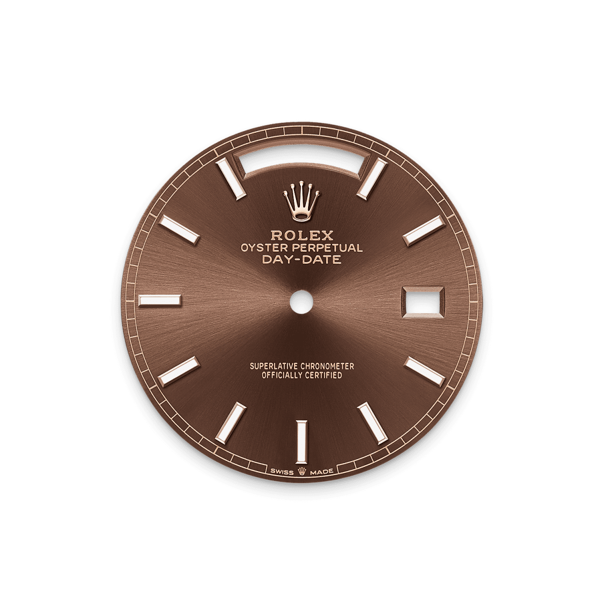 Rothtlex Day-Date 40 Oyster, 40 mm, Everose gold and diamonds Reference m228345rbr-0024