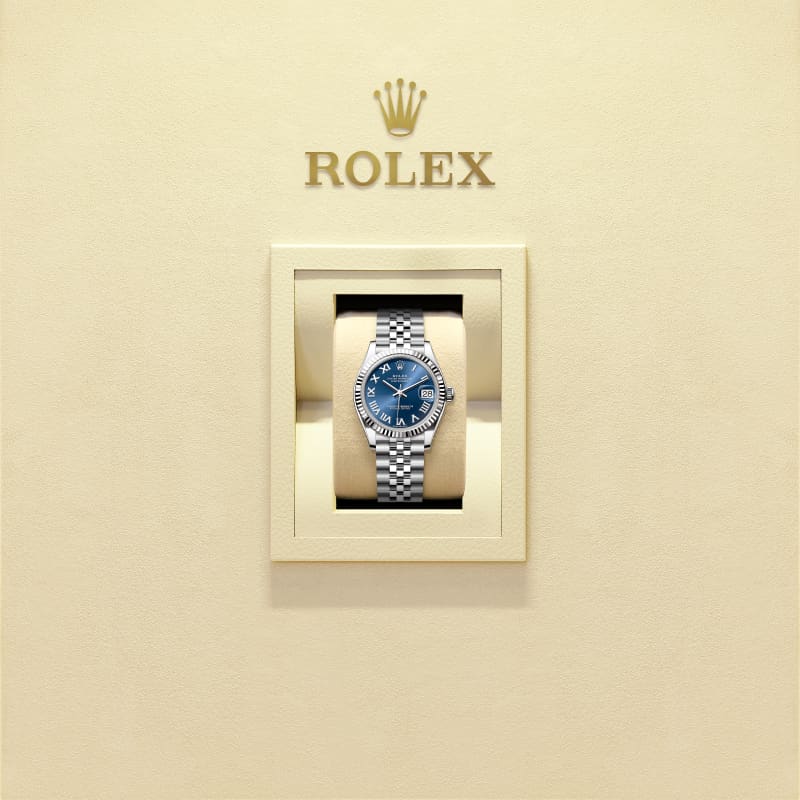 Rothtlex Datejust 31 Oyster, 31 mm, Oystersteel and white gold Reference m278274-0034
