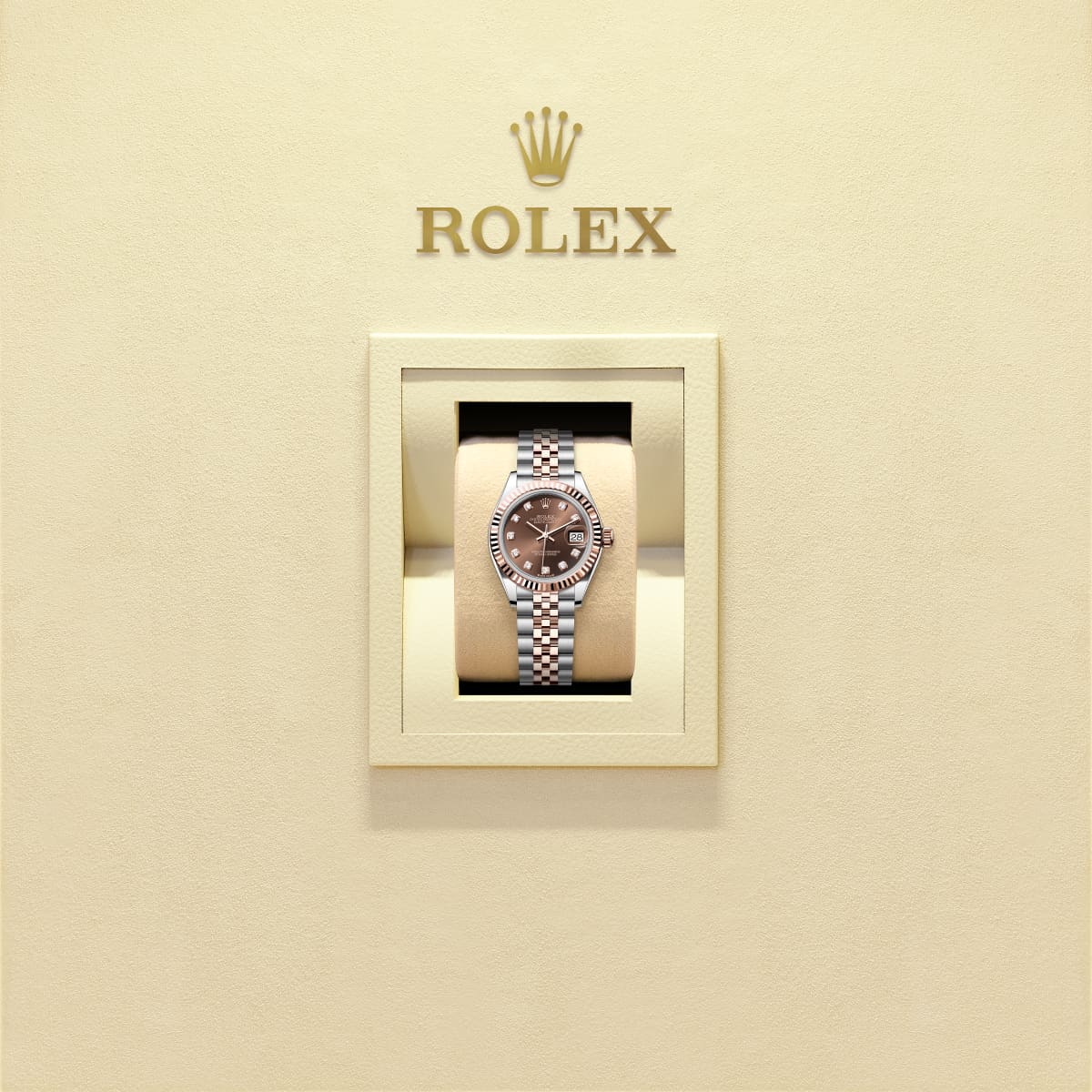 Lady-Datejust  Oyster, 28 mm, Oystersteel and Everose gold  Reference m279171-0011