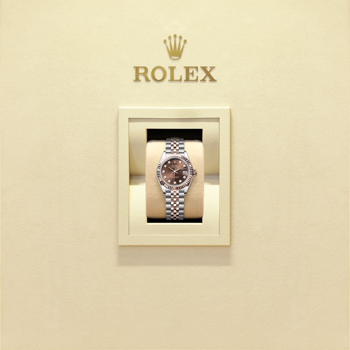 Lady-Datejust  Oyster, 28 mm, Oystersteel and Everose gold  Reference m279171-0011