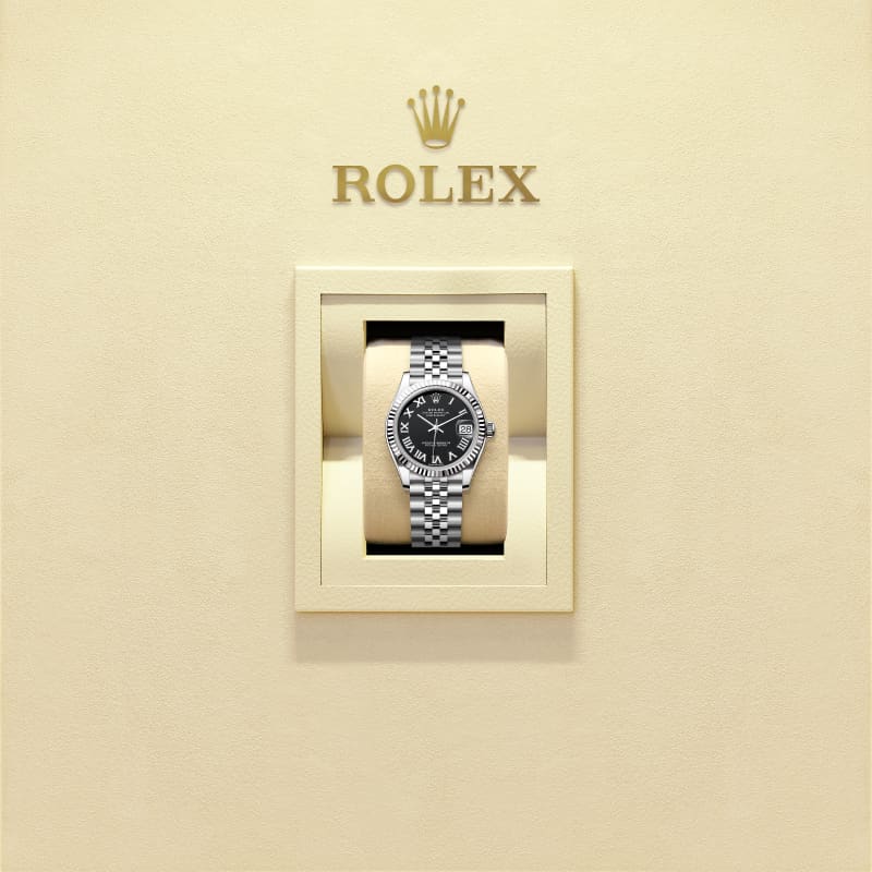 Rothtlex Datejust 31 Oyster, 31 mm, Oystersteel and white gold Reference m278274-0002