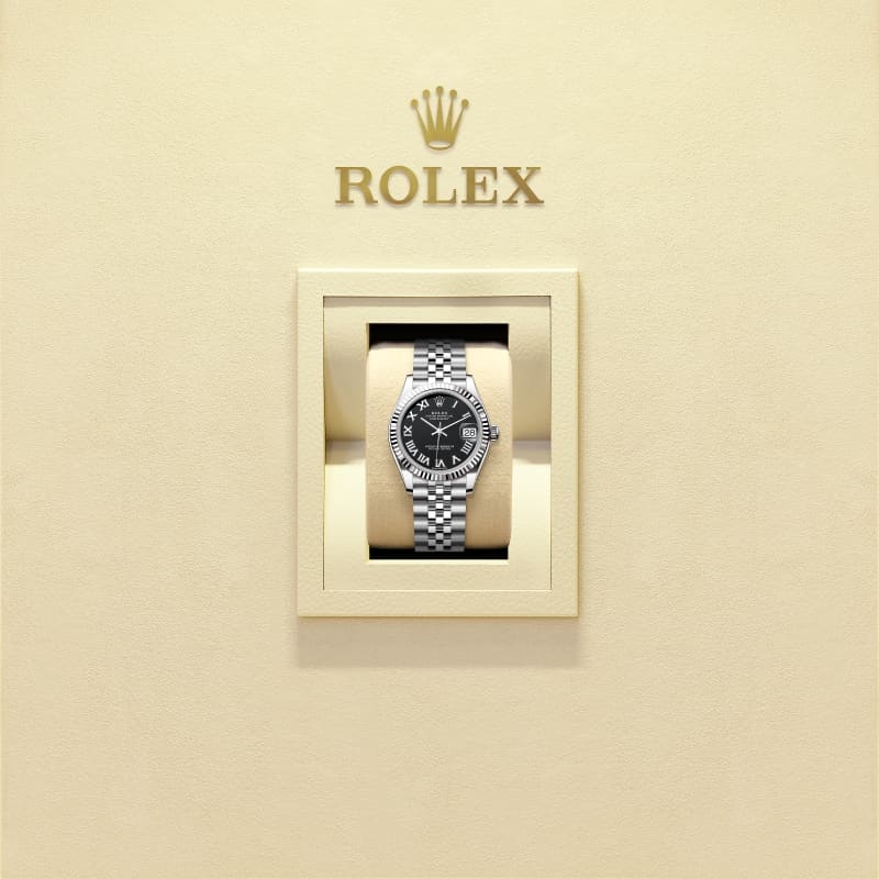 Rothtlex Datejust 31 Oyster, 31 mm, Oystersteel and white gold Reference m278274-0002