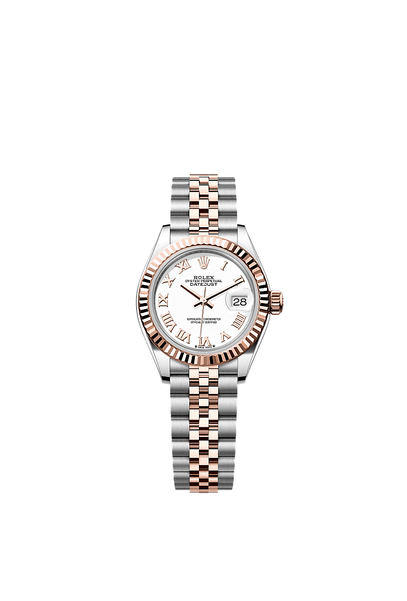 Lady-Datejust  Oyster, 28 mm, Oystersteel and Everose gold  Reference m279171-0021
