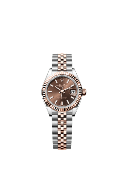 Lady-Datejust  Oyster, 28 mm, Oystersteel and Everose gold  Reference m279171-0017