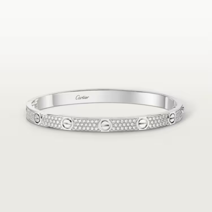 LOVE BRACELET, MEDIUM MODEL, PAVED