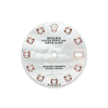 Rothtlex Lady-Datejust Oyster, 28 mm, Oystersteel and Everose gold Reference m279161-0013