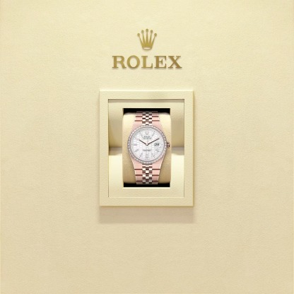 Land-Dweller 36  Oyster, 36 mm, Everose gold and diamonds  Reference m127285tbr-0002