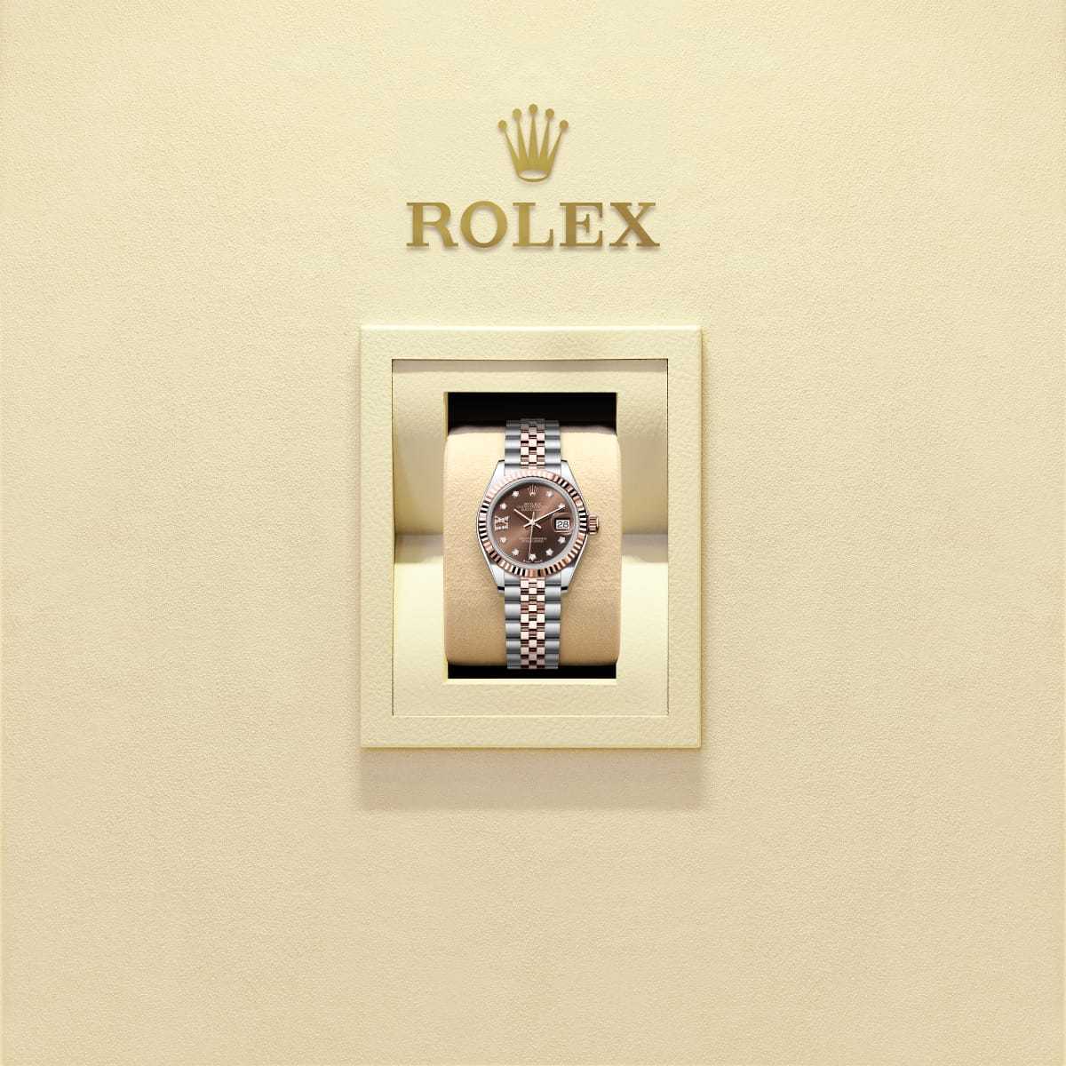 Lady-Datejust  Oyster, 28 mm, Oystersteel and Everose gold  Reference m279171-0003