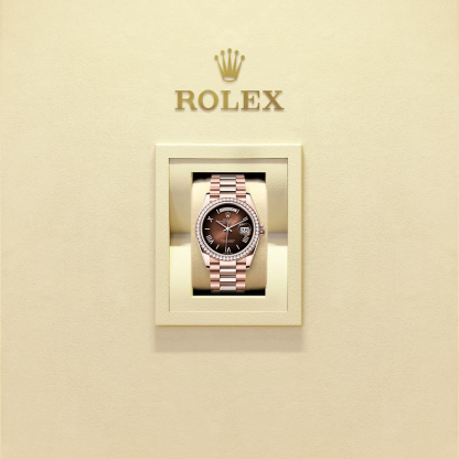 Rothtlex Day-Date 36 Oyster, 36 mm, Everose gold and diamonds Reference m128345rbr-0075