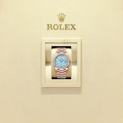 Rothtlex Day-Date 36 Oyster, 36 mm, Everose gold and diamonds Reference m128345rbr-0064