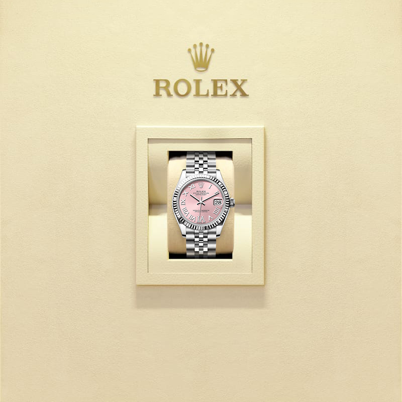 Rothtlex Datejust 31 Oyster, 31 mm, Oystersteel and white gold Reference m278274-0024