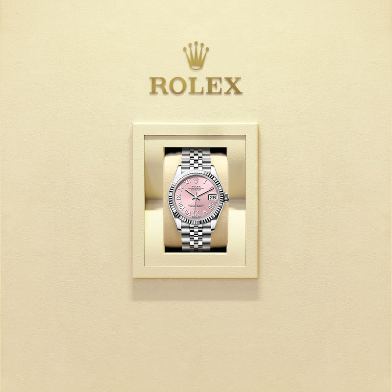 Rothtlex Datejust 31 Oyster, 31 mm, Oystersteel and white gold Reference m278274-0024