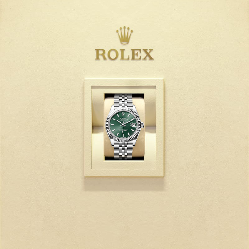 Rothtlex Datejust 31 Oyster, 31 mm, Oystersteel and white gold Reference m278274-0018