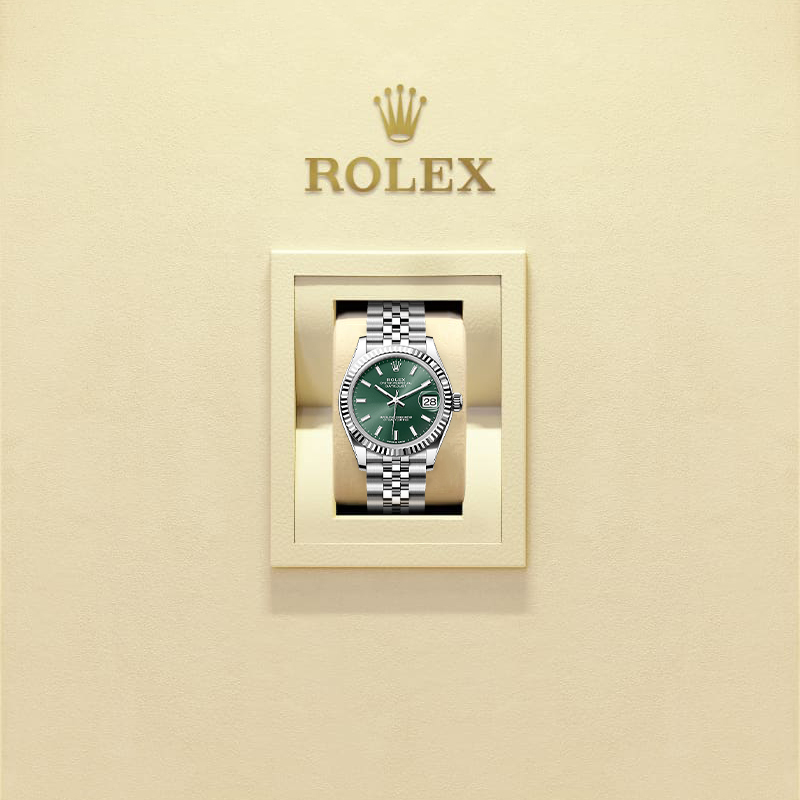 Rothtlex Datejust 31 Oyster, 31 mm, Oystersteel and white gold Reference m278274-0018