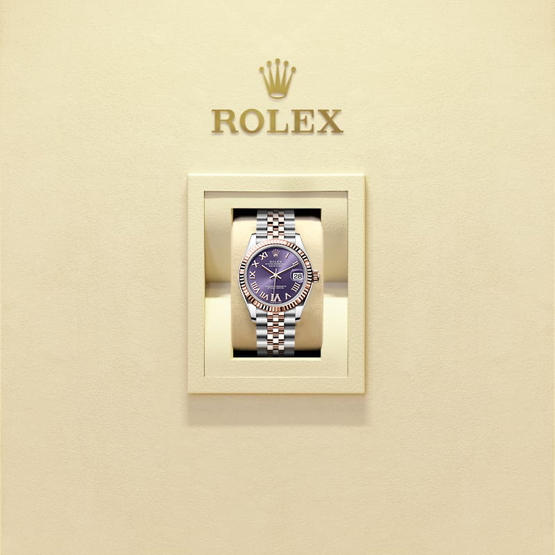Rothtlex Datejust 31 Oyster, 31 mm, Oystersteel and Everose gold Reference m278271-0020