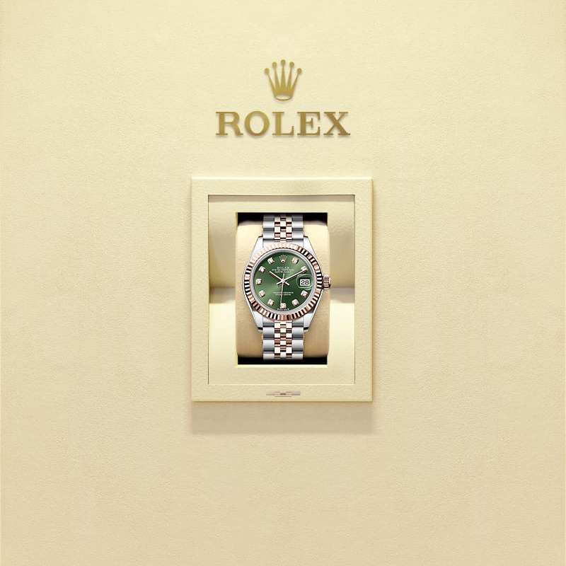 Rothtlex Lady-Datejust Oyster, 28 mm, Oystersteel and Everose gold Reference m279171-0007