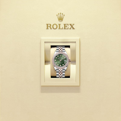 Rothtlex Lady-Datejust Oyster, 28 mm, Oystersteel, Everose gold and diamonds Reference m279381rbr-0007