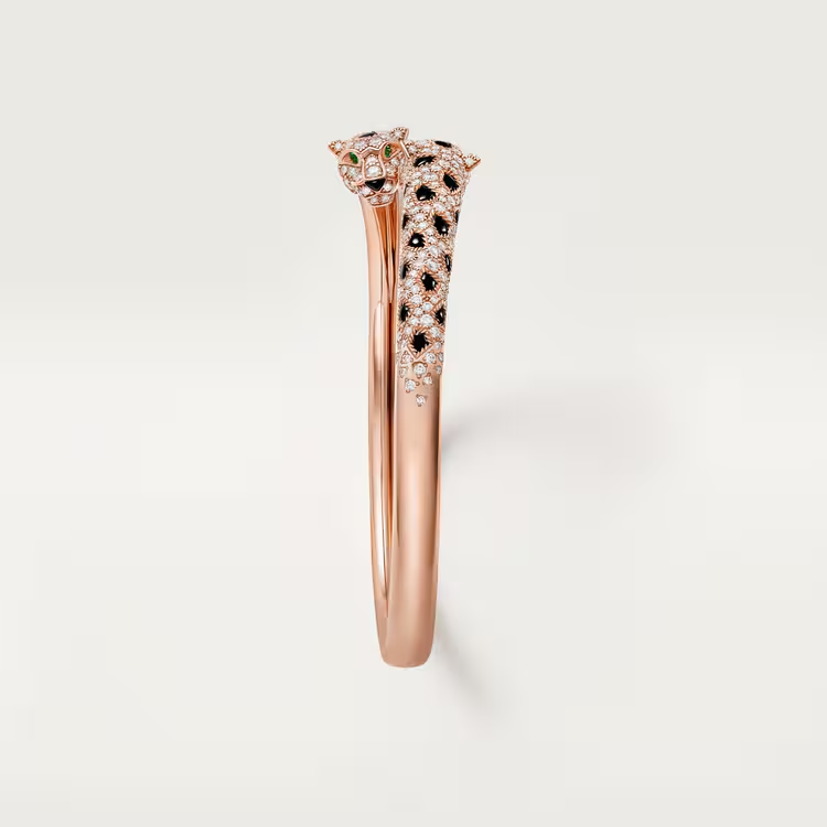 PANTHÈRE DE CARthtTIER BRACELET, SMALL MODEL, HALF-PAVED