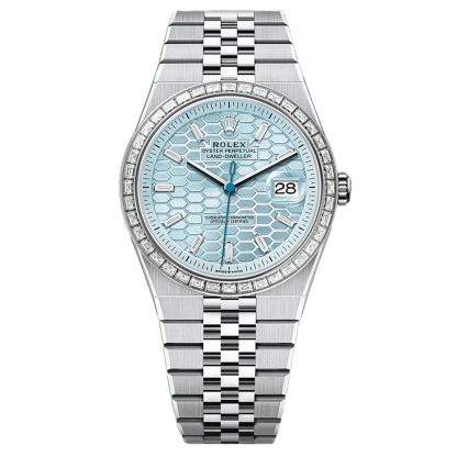 Land-Dweller 40  Oyster, 40 mm, platinum and diamonds Reference m127386tbr-0001